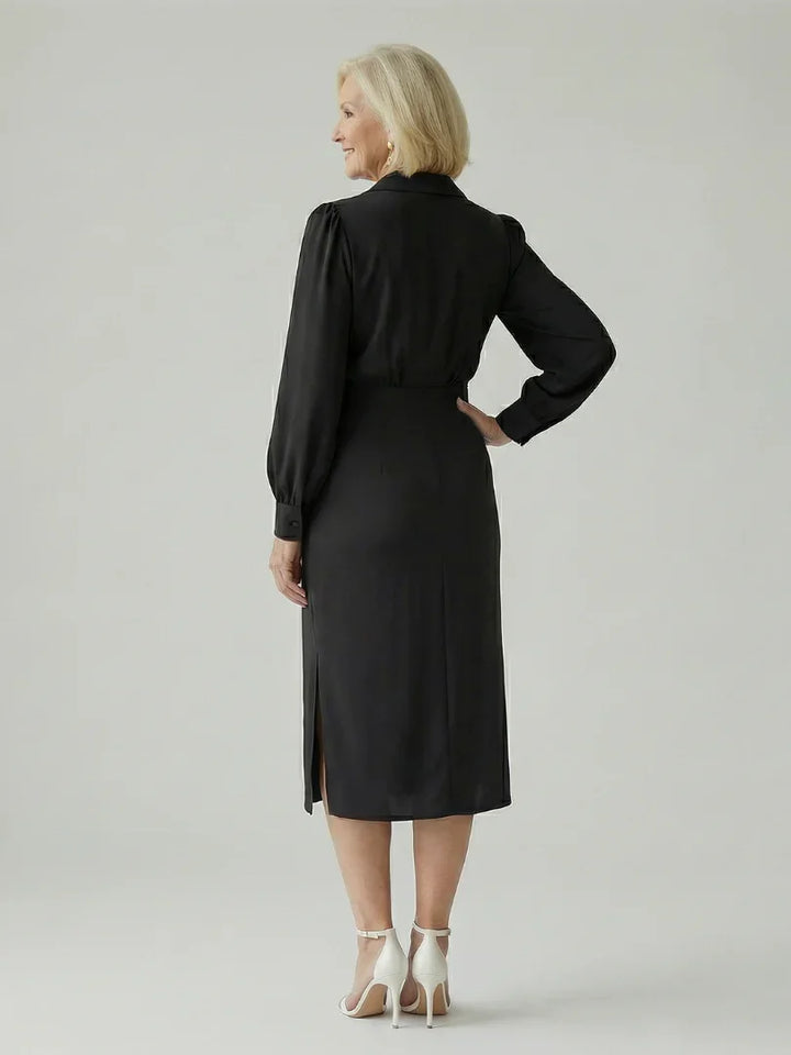Eloria | Calm Front Midi Dress