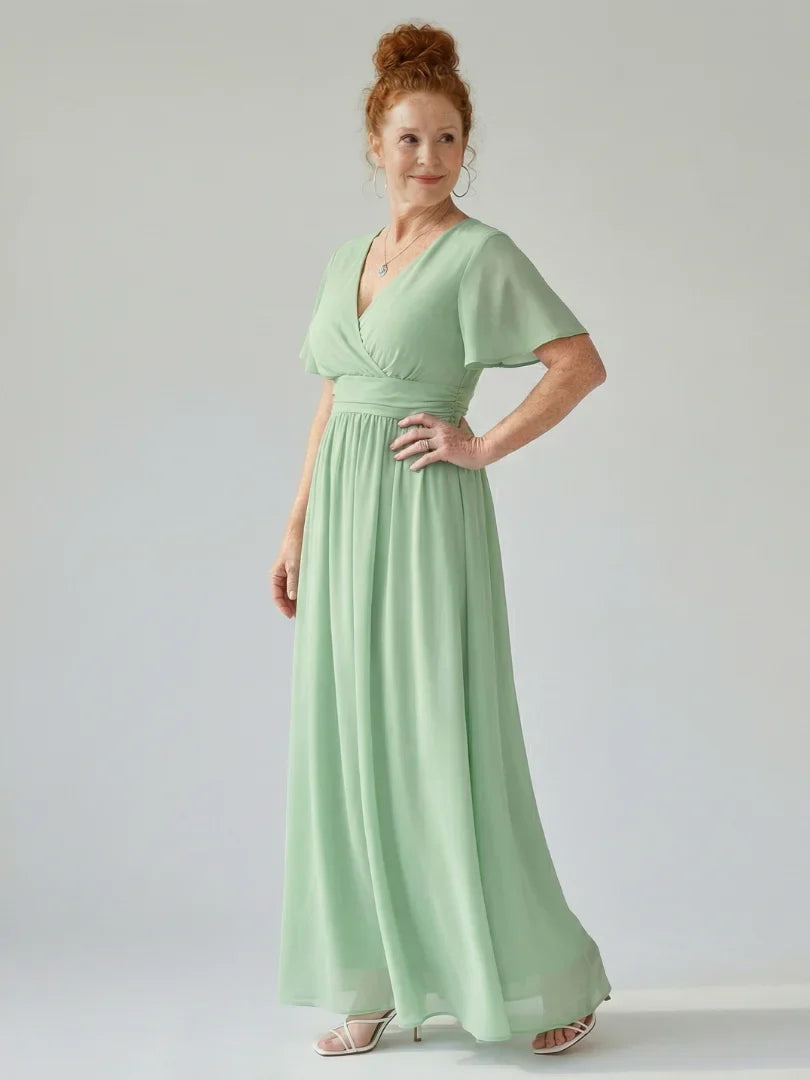 Noel | Pure Wrap Maxi Dress