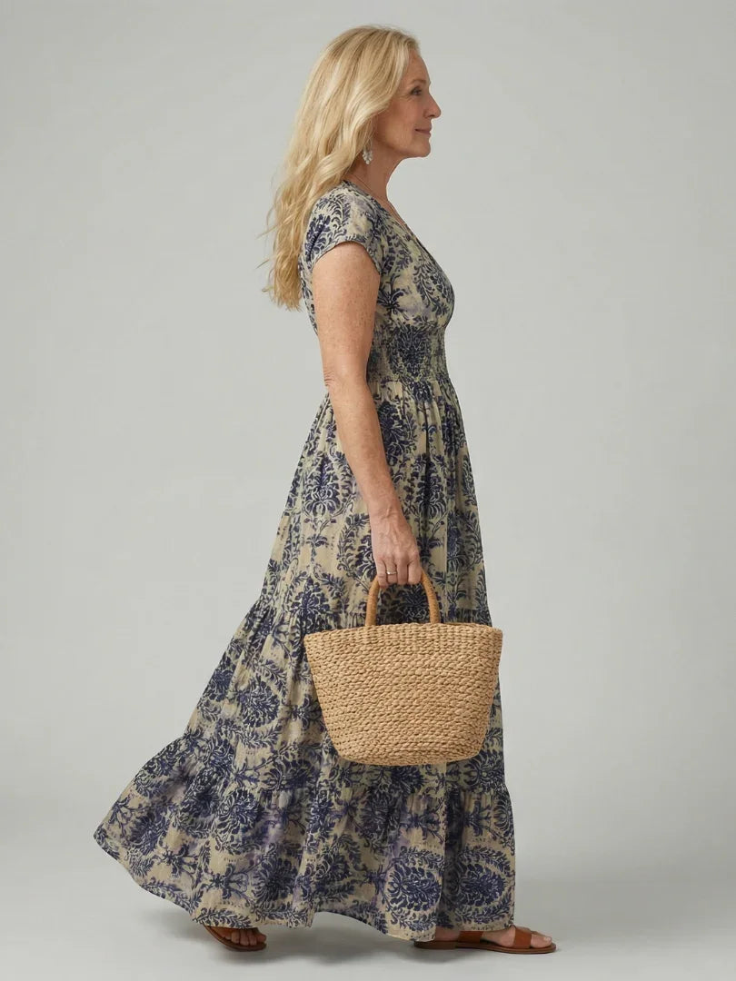 Melior | Printed Flow Maxi Dress
