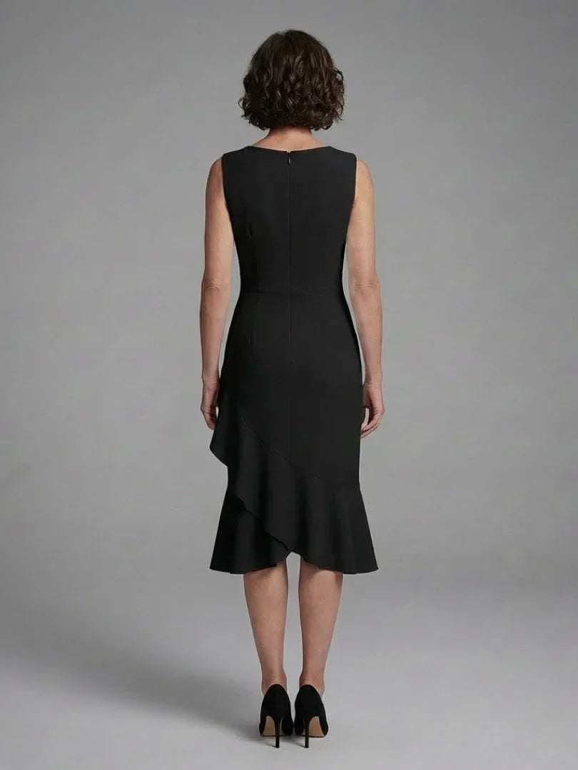 Cosima | Sleeveless Wrap Detail Midi Dress