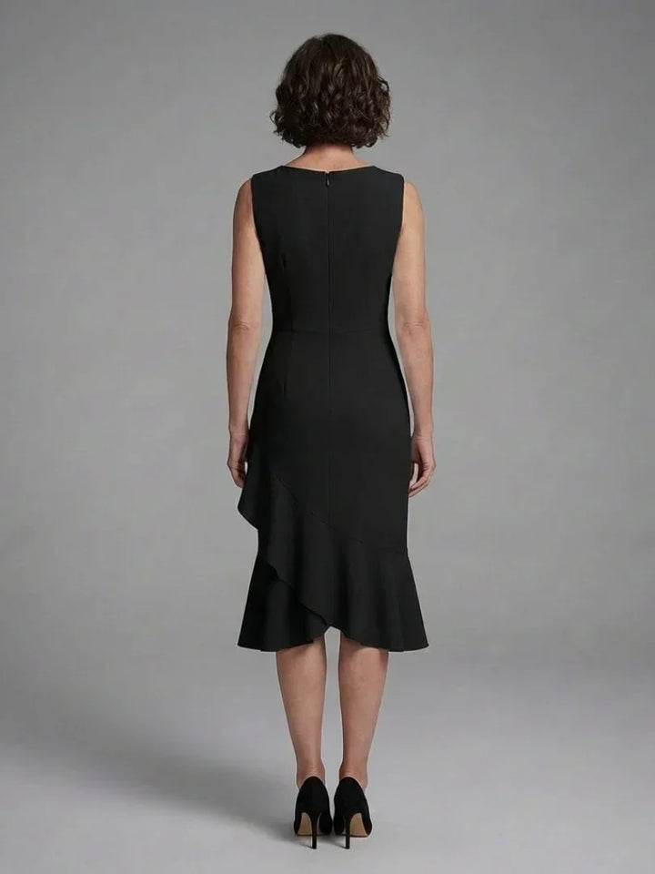 Cosima | Sleeveless Wrap Detail Midi Dress