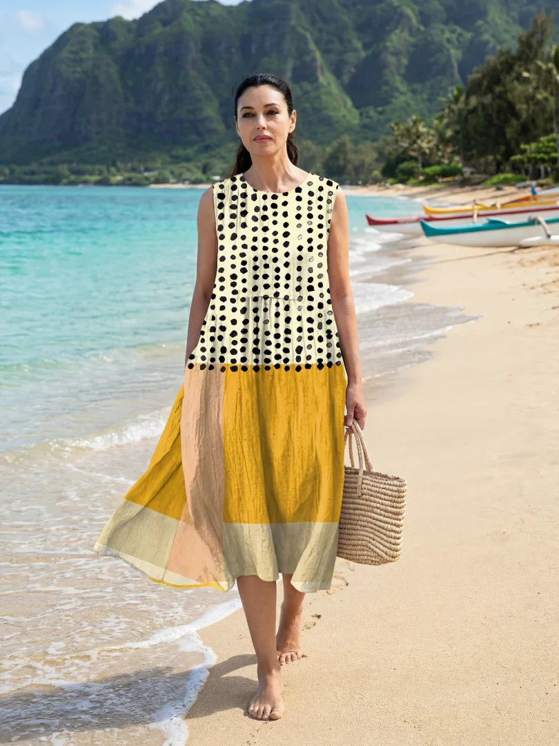 Hugo | Garden Dot Midi Dress