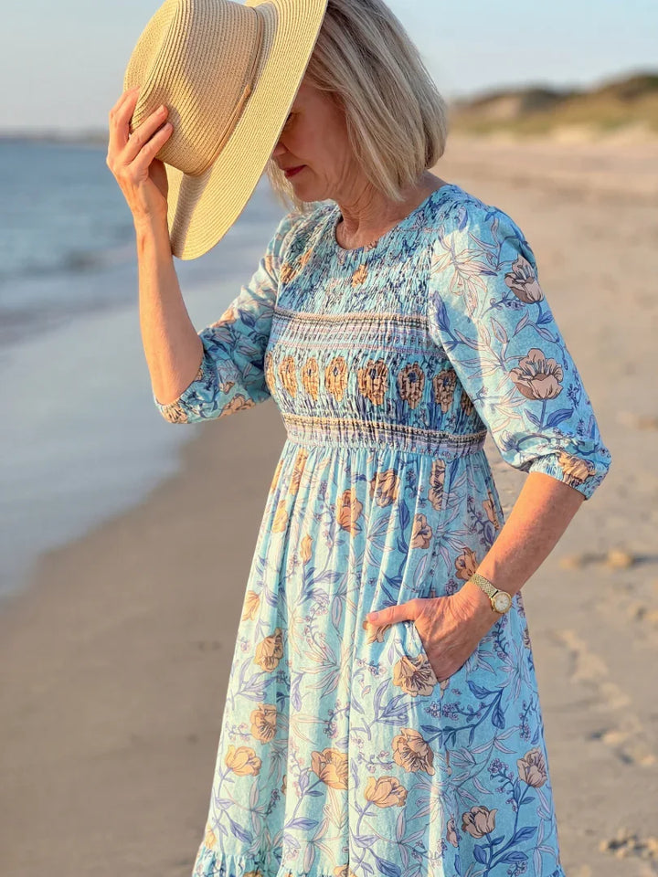 Halia | Meadow Gather Midi Dress