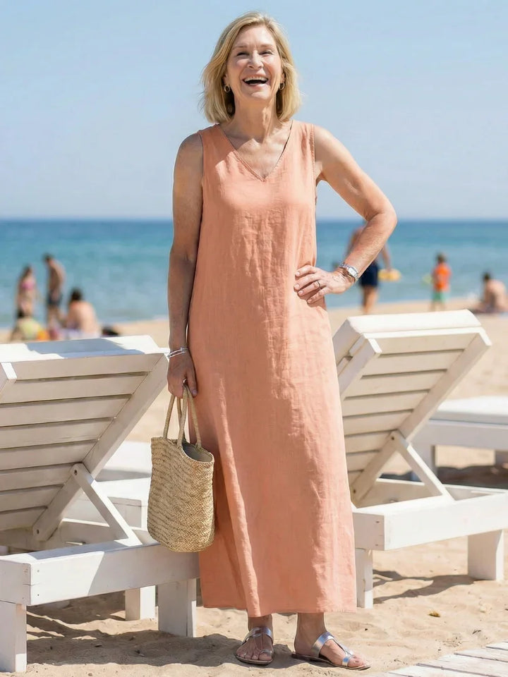 Zerina | Easy Fall Midi Dress