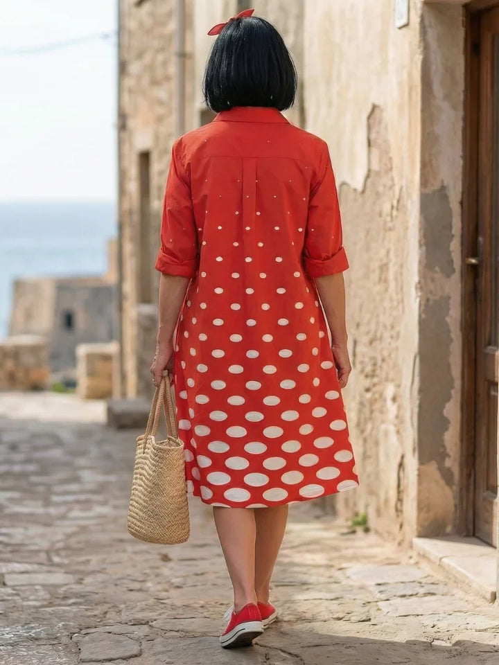 Wrenley | Bright Day Dot Dress