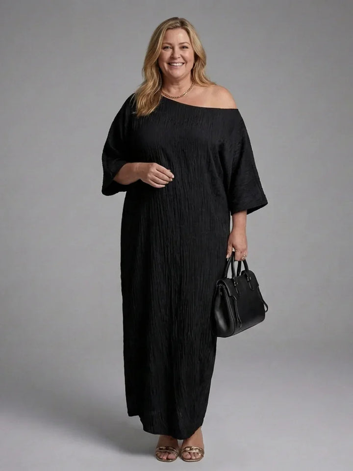 Blythe | One Shoulder Draped Maxi Dress