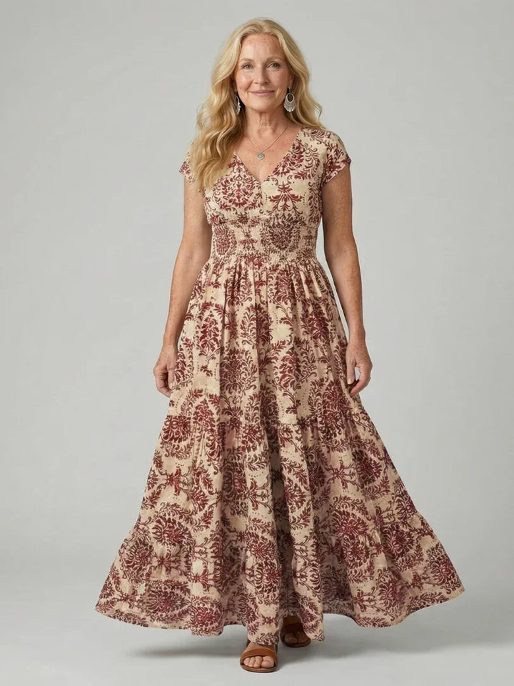 Melior | Printed Flow Maxi Dress