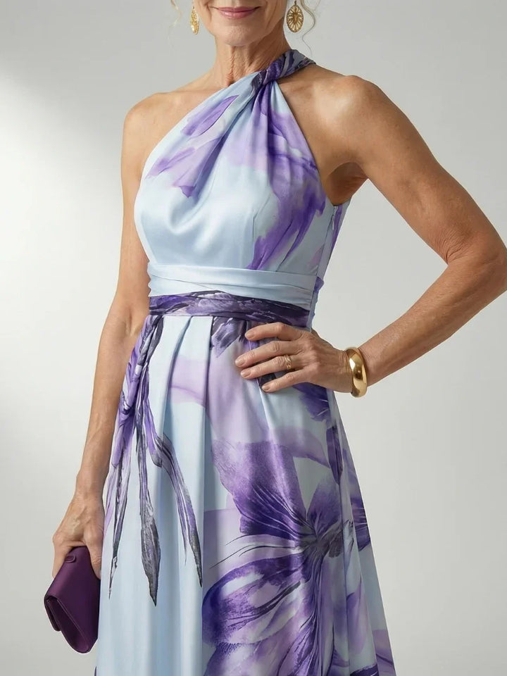 Amiel | Light Floral Maxi Dress