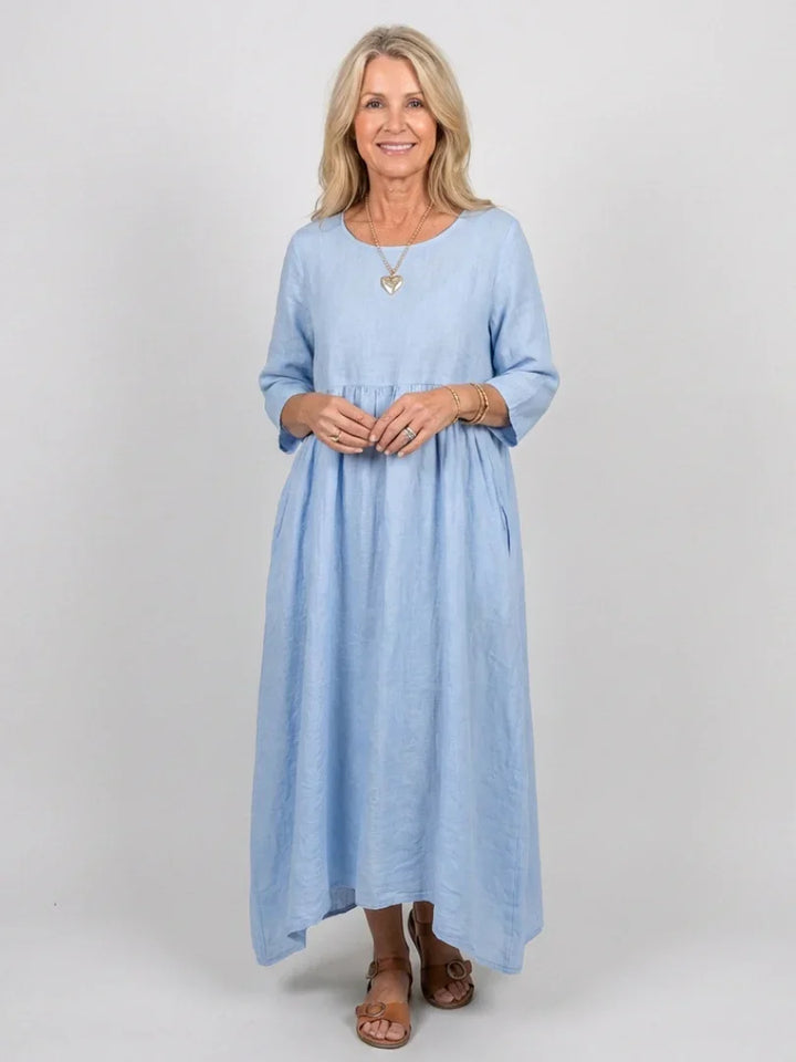 Beatrice | Three Quarter Sleeve Midi Dress