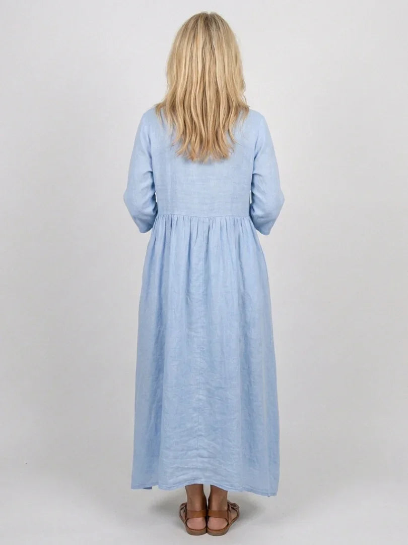 Beatrice | Three Quarter Sleeve Midi Dress